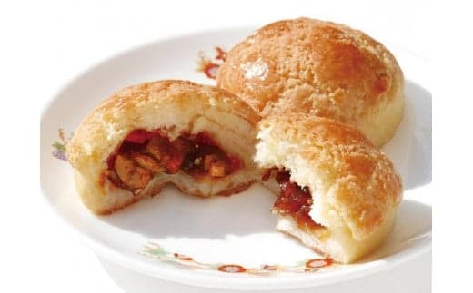 手包み叉焼メロンパン2個入x6【12個入り】〈横浜中華街 菜香新館〉